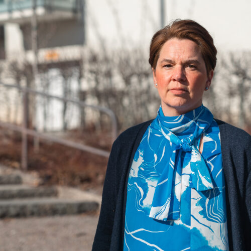 Sanna Detlefsen, talesperson våld i nära relationer, Sveriges Stadsmissioner. Foto: Caroline Nilsson